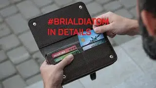 Мужской клатч с удобным внешним отделением BRIALDI Atom (Атом)