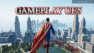 Superman Flight Gameplay In Unreal Engine 5