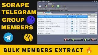 scrape telegram group members | Telegram Group Scraper & Member Export CSV
