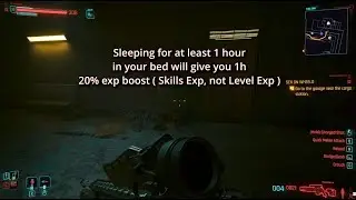 Cyberpunk 2077│SLEEPING 20% EXP Boost - How does it work? - Beginner's Guide 2023