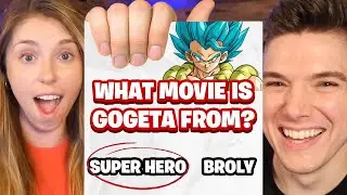 I gave her a DBZ Quiz (she's never watched DBZ)