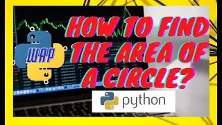 how to find the area of circle using python? program to find area of circle. simple #python program