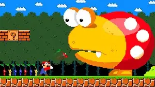 King Rabbit: What If Pikmin in Super Mario Bros.?