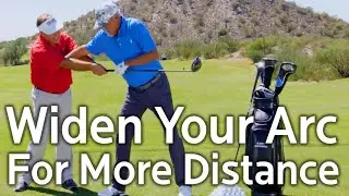 A Wide Golf Swing Arc Gives You More Distance