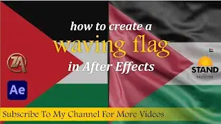 Waving flag Animation in After Effect - After Effects tutorial