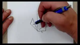 6 different animal drawings from the letter F