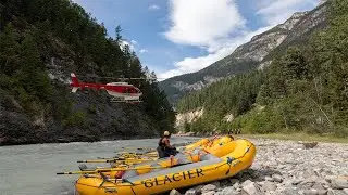 Heli Rafting on the Kicking Horse River - White Water Rafting Tours in Golden, BC