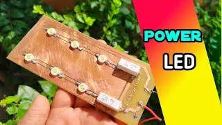How to Make High Power LED Circuit | 12 Volt LED
