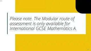 Pearson Edexcel International GCSE Mathematics: Welcome to Pearson (Module 2)
