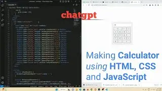 🤩Calculator in HTML, CSS and JavaScript using chatgpt AI power coding with ai coding tutorials