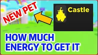 How much energy did we spend for a GOLDEN CASTLE PET (BEST PET!) on Roblox Strongman Simulator