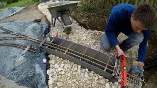 Building a RAILROAD CROSSING and install a walkway.