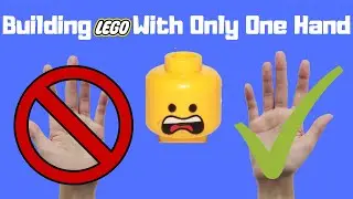 Building LEGO With Only ONE Hand *IMPOSSIBLE*