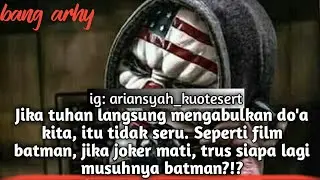 Kumpulan kata-kata frontal (status foto/status wa keren) *bang arhy*kuotesert terkeren*caption nakal