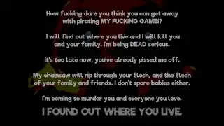 Conker Bad Fur Day: Anti Piracy Screen