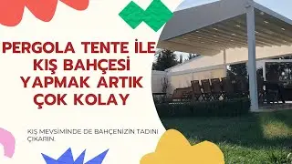 KIŞ BAHÇESİ UZAKTAN KUMANDALI IŞIKLI TENTE