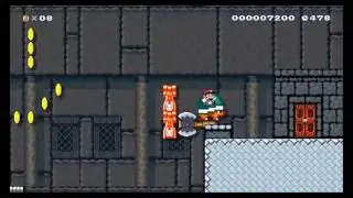 [Super Mario Maker] Pit of Panga: P-Break Speedrun in 22.920