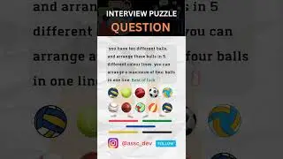 INTERVIEW PUZZLE | Software engineer interview puzzle | #4 #youtubeshorts #ytshorts #gaming #google