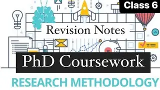 Research Methodology | Research Coursework for Phd| Phd coursework | LPU university| Research Notes