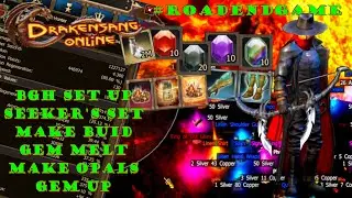 Drakensang Online Ranger Mission | BGH Set Up Seeker's Set - Opals Crafting - Gem Up - Make Build |