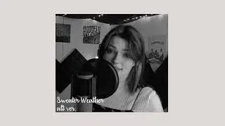 sweater weather but with rap [alt.ver] cover (speed up + reverb)