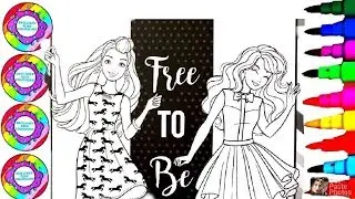 Ho to Color Barbie Fun to be Me Coloring Video for Children 2019