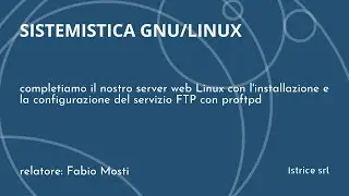 GNU/Linux - installare un server FTP con proftpd