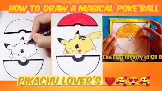 I draw a legendary & magical pokeball and Pikachu || pokeball AMV || #sakhiyan song||