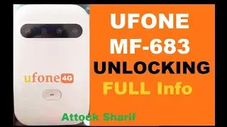 UFONE MF683u Unlocking Soloution Full Guide Information unlocking info ufone mf683 AttockSharif