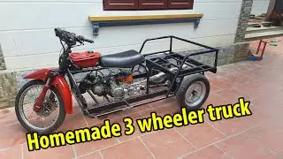 Homemade 3 wheeler truck full version: My dream of making my own truck has been completed | Car Tech