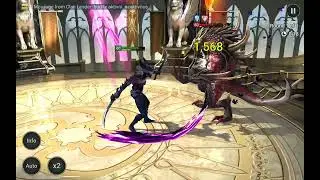 Hellfreak (39 power) vs Skull Lord Var-Gall (86 power) MANUAL attack