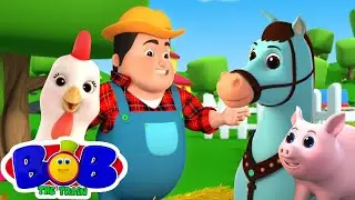 Старый Макдональд имел ферму | детские песни | Bob The Train Russia | развивающий мультфильм