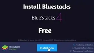 How to download Bluestacks 4 in laptop or computer|| Free fire