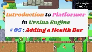 Introduction to Platformer in Ursina Engine in Python # 5, Adding a Health Bar