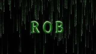 Matrix Title Sequence in Premiere Pro