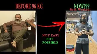 My Fitness Journey - Back Workout - Body Transformation- Weight loss fat to fit