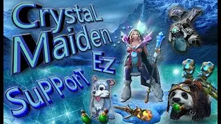 Crystal Maiden отличная поддержка в новом ПАТЧе 7.28 даже без Aghanim и его shard's.