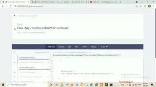 Class App\Http\Controllers\File not found || Laravel  error  Hindi