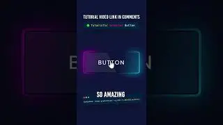 Futuristic CSS Animated Button #shorts