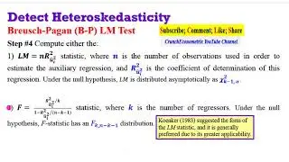(EViews10): How to Detect Heteroskedasticity 