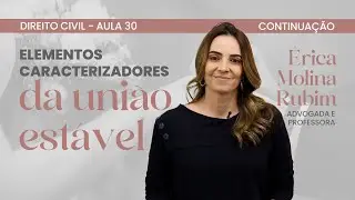 AULA 30 - ELEMENTOS CARACTERIZADORES DA UNIÃO ESTÁVEL   CONTINUAÇÃO