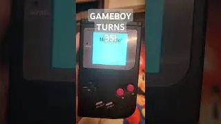 Gameboy Turns 35! Thanks for making my childhood amazing! #gameboy #nintendo #retrogamingconsole