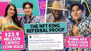 My Crypto Referral PROOF - SIGMA ASIA EVENT LARGEST GAMING IN ASIA | BlockDAG 29M Sold Danjo Capital