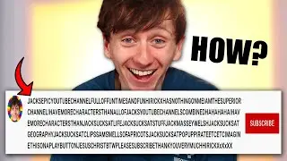 I got the NEW LONGEST Username on Youtube! (Youtube Glitch)