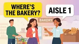 How to Shop in English: Simple Phrases to Use | Easy Supermarket Conversation