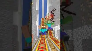 Choo Choo Charles and Thomas The Train - Minecraft Animation #shorts