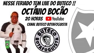 Otavio Bocão resenhando do Buteco Botafoguista