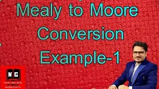 Mealy to Moore Conversion Example-1 | Mealy & Moore Machine | Theory of Computation