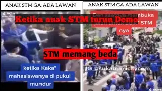 Moment-moment Lucu demo tolak omnibuslaw 2020