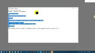 command line arguments in c example program